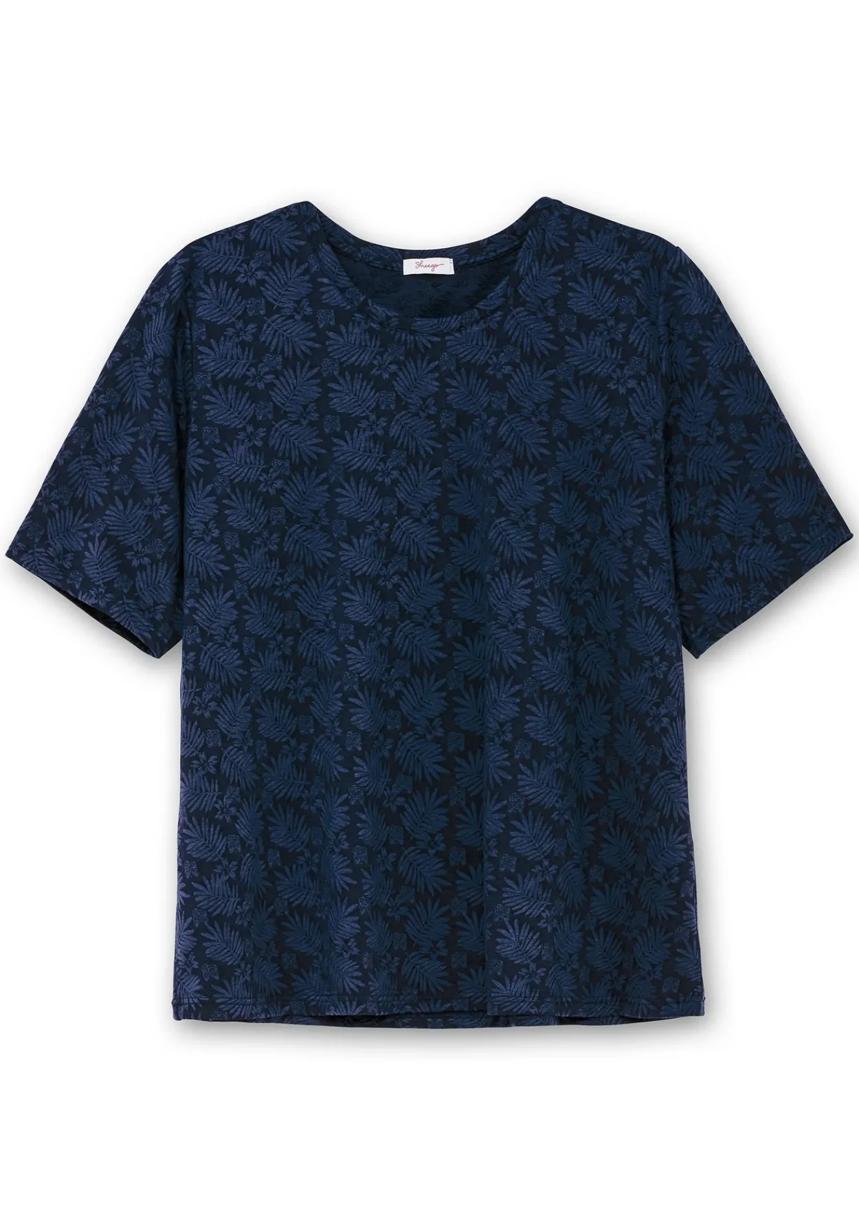 Shirt mit Alloverprint, leicht tailliert<sheego New