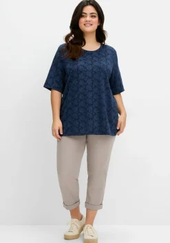 Shirt mit Alloverprint, leicht tailliert<sheego New