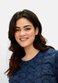 Shirt mit Alloverprint, leicht tailliert<sheego New
