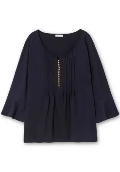 Shirt mit Biesen und Volantärmeln<sheego by Joe Browns Fashion