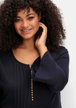 Shirt mit Biesen und Volantärmeln<sheego by Joe Browns Fashion
