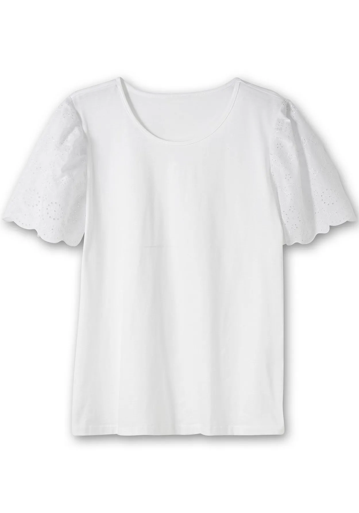 Shirt mit Flügelärmeln und Lochstickerei<sheego New