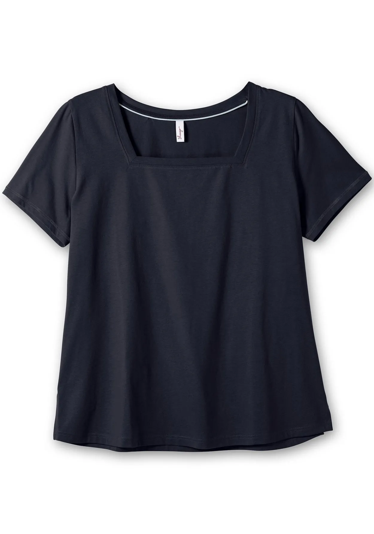 Shirt mit Karreeausschnitt<sheego Discount