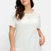 Shirt mit Lochstickerei-Einsatz vorn<sheego New