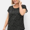 Shirt mit Minimal-Alloverdruck<sheego Clearance