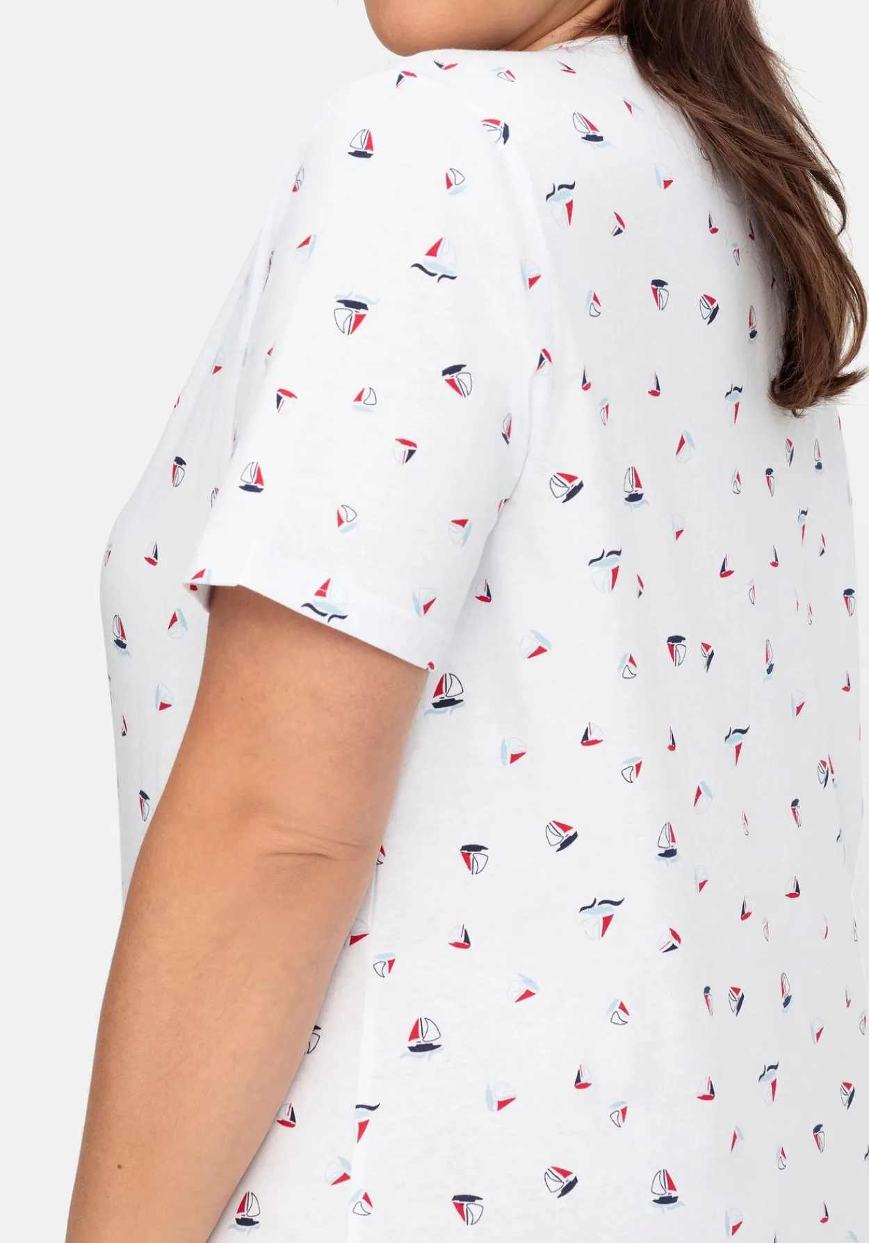 Shirt mit Minimal-Alloverprint<sheego Discount
