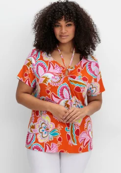 Shirt mit Neckholder-Bindeband<sheego by Joe Browns Outlet