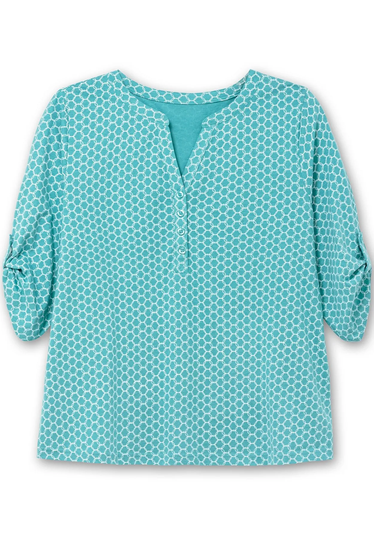 Shirt mit 3/4-Ärmeln und Grafikprint<sheego Hot