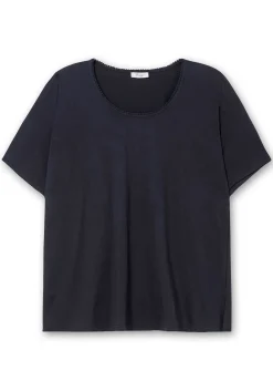 Shirt mit Spitzenborte am Ausschnitt<sheego New