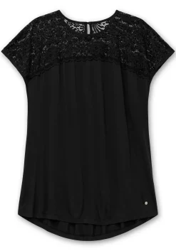 Shirt mit Spitzenpasse an der Schulterpartie<sheego New