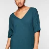 Shirt mit V-Ausschnitt, in Oversized-Form<sheego Best