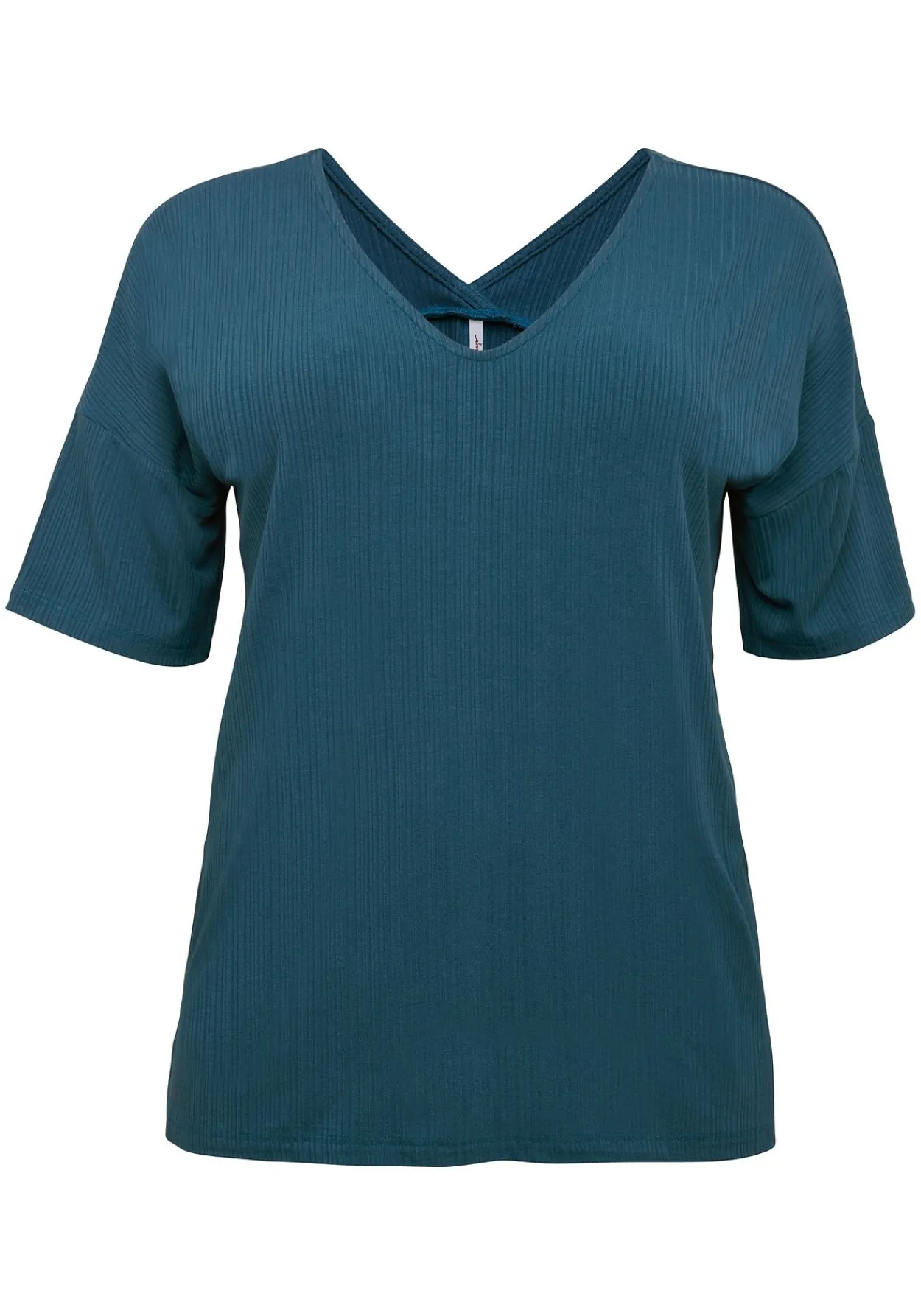 Shirt mit V-Ausschnitt, in Oversized-Form<sheego Best