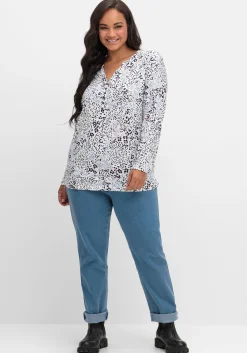 Shirtbluse aus Viskosejersey, mit Animalprint<sheego Hot