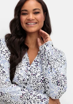 Shirtbluse aus Viskosejersey, mit Animalprint<sheego Hot