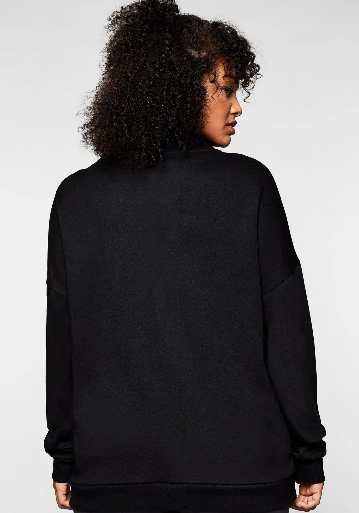 Shirtjacke mit Stehkragen und Bindeband<sheego Fashion