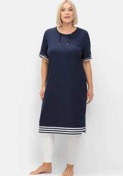 Shirtkleid aus Jersey, mit Ringel-Details<sheego Fashion