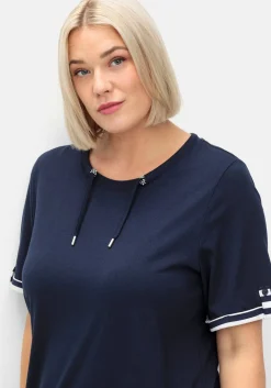 Shirtkleid aus Jersey, mit Ringel-Details<sheego Fashion