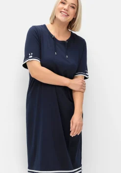 Shirtkleid aus Jersey, mit Ringel-Details<sheego Fashion