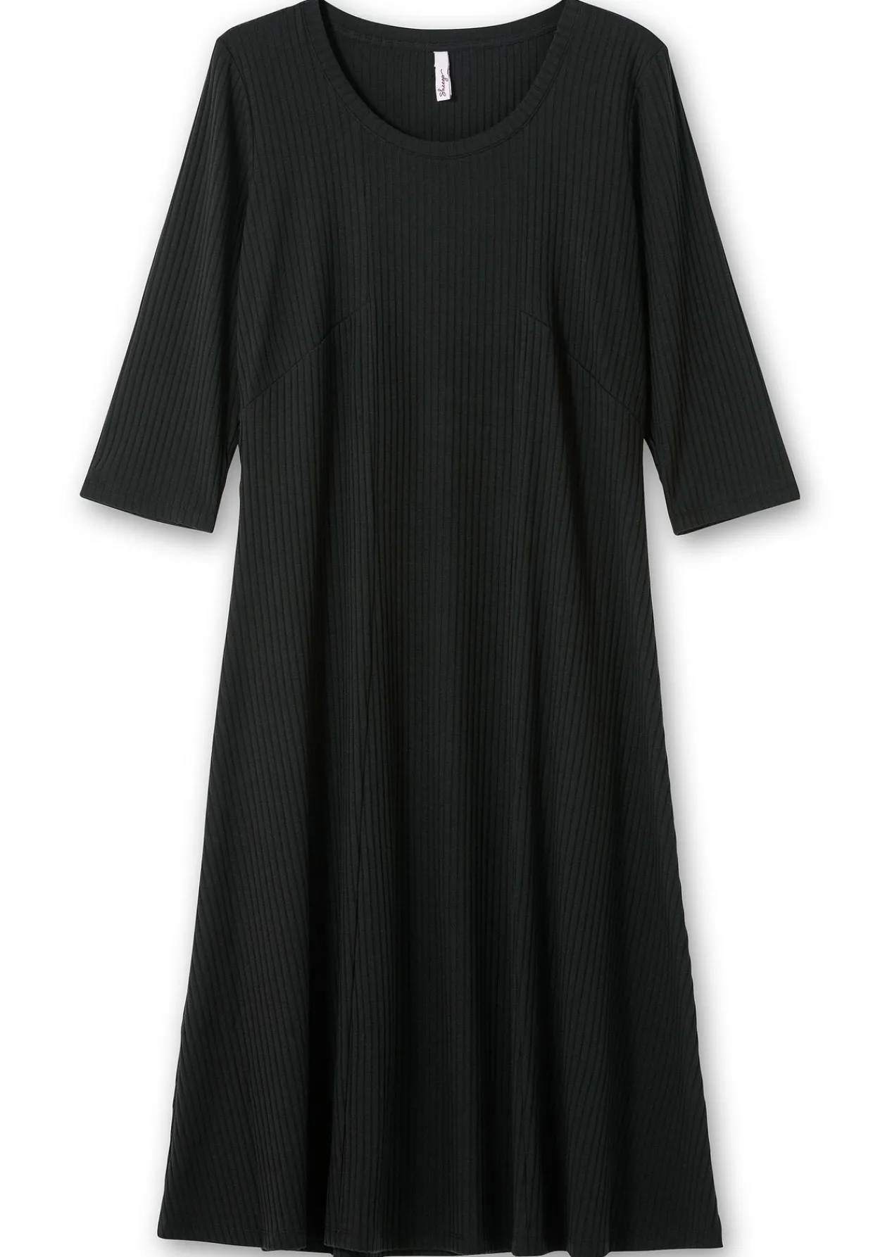 Shirtkleid aus Rippqualität, mit 3/4-Ärmeln<sheego New