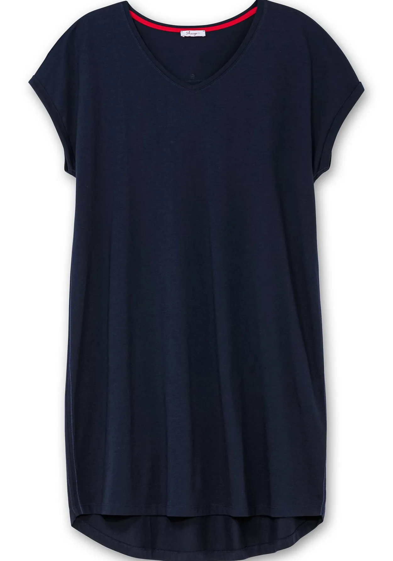Shirtkleid in Oversized-Form, mit V-Ausschnitt<sheego Best