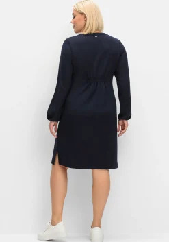 Shirtkleid in schwerer Qualität, mit Raffung hinten<sheego Online
