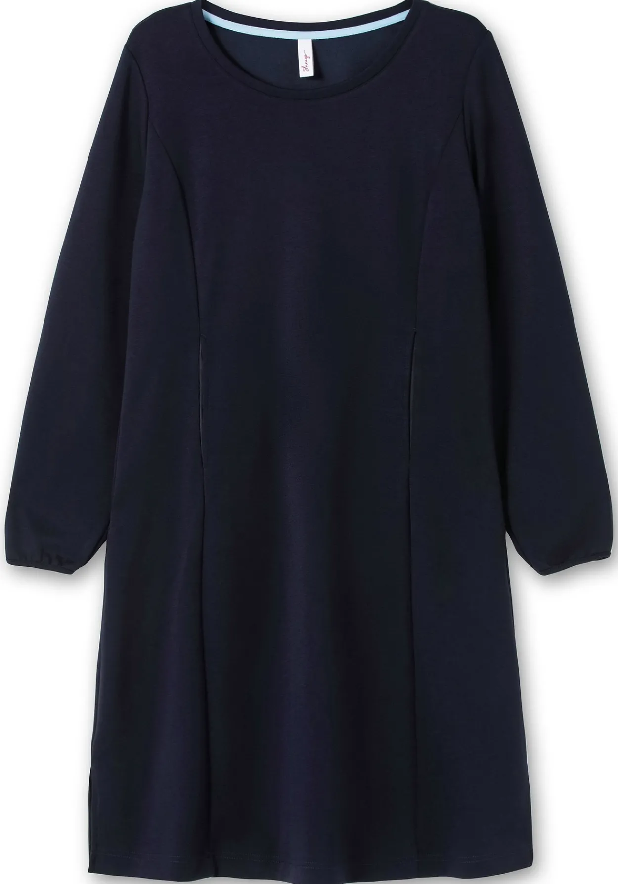 Shirtkleid in schwerer Qualität, mit Raffung hinten<sheego Online