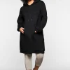 Shirtkleid mit Kapuze und Kängurutasche<sheego Outlet