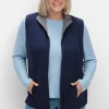Shirtweste zum Wenden, mit Umlegekragen<sheego Discount