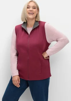Shirtweste zum Wenden, mit Umlegekragen<sheego Fashion