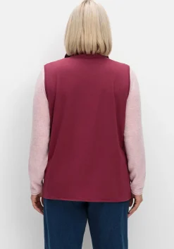 Shirtweste zum Wenden, mit Umlegekragen<sheego Fashion