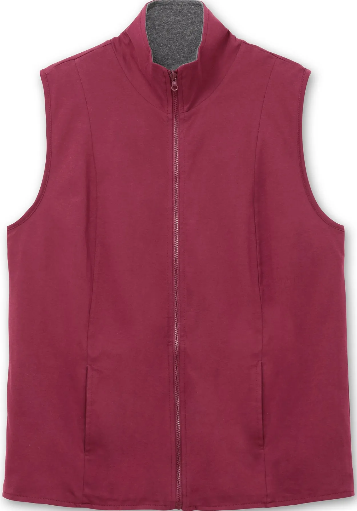 Shirtweste zum Wenden, mit Umlegekragen<sheego Fashion