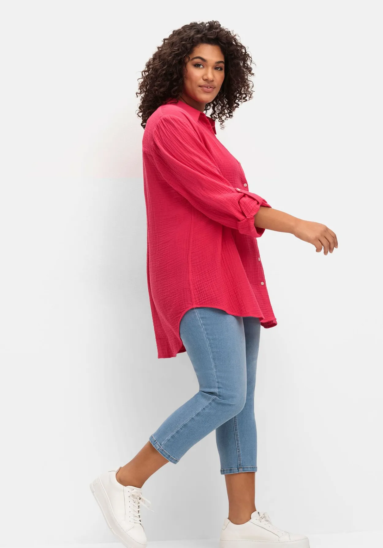 Skinny 7/8-Jeans in Powerstretch-Qualität<sheego Sale