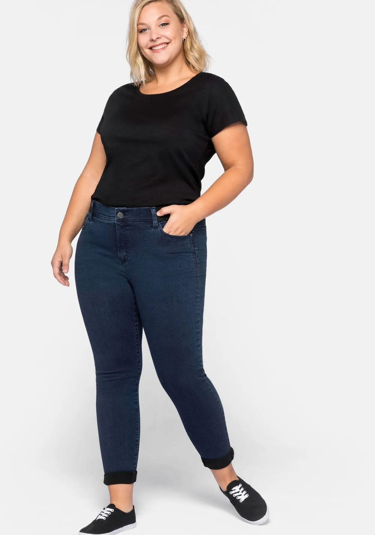 Skinny Jeans mit »Ultimate Stretch«, wächst bis 3 Gr. mit<sheego Best
