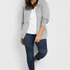 Skinny Power-Stretch-Jeans im Biker-Look<sheego Best