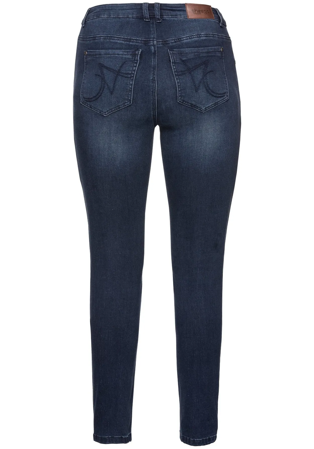 Skinny Power-Stretch-Jeans im Biker-Look<sheego Best