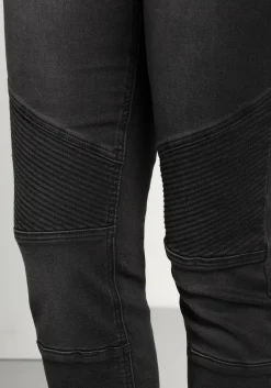 Skinny Power-Stretch-Jeans im Biker-Look<sheego Clearance