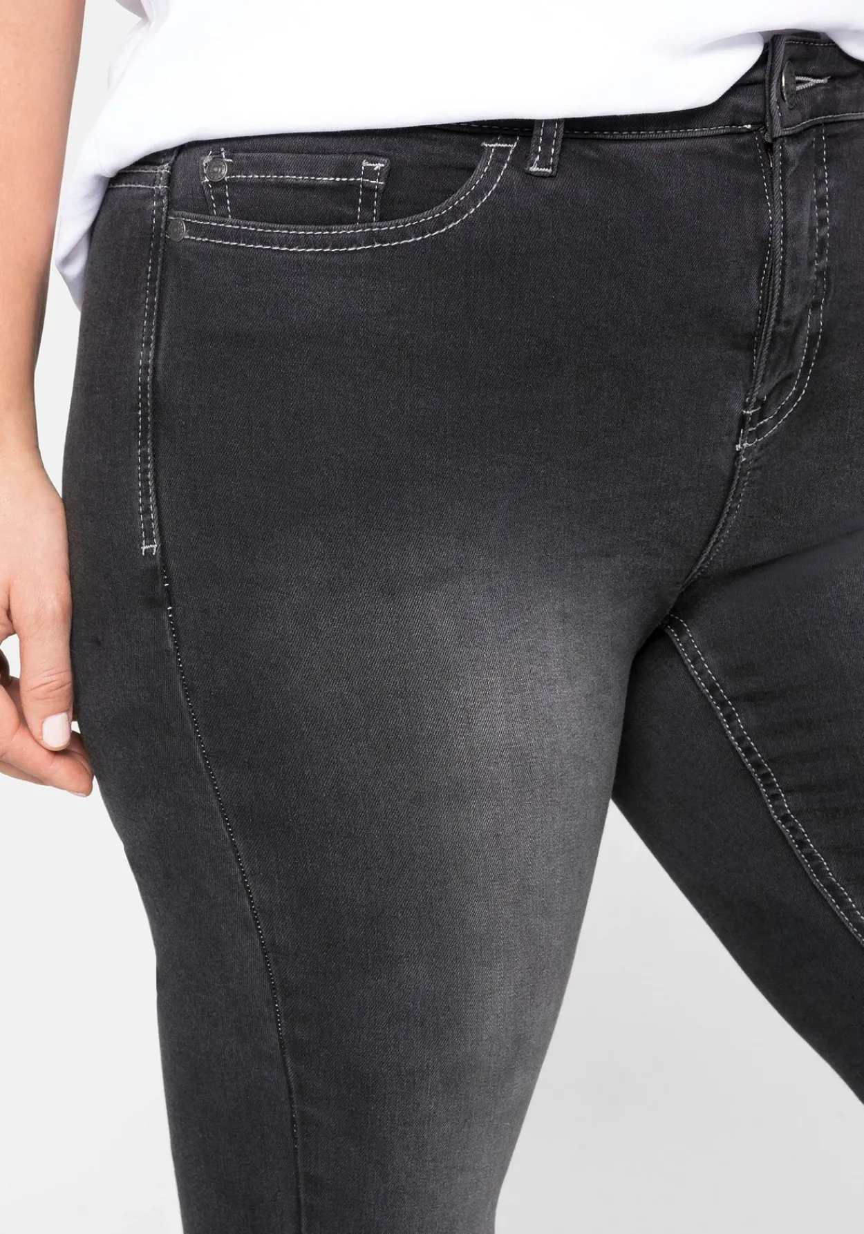 Skinny Power-Stretch-Jeans in 5-Pocket-Form<sheego Best