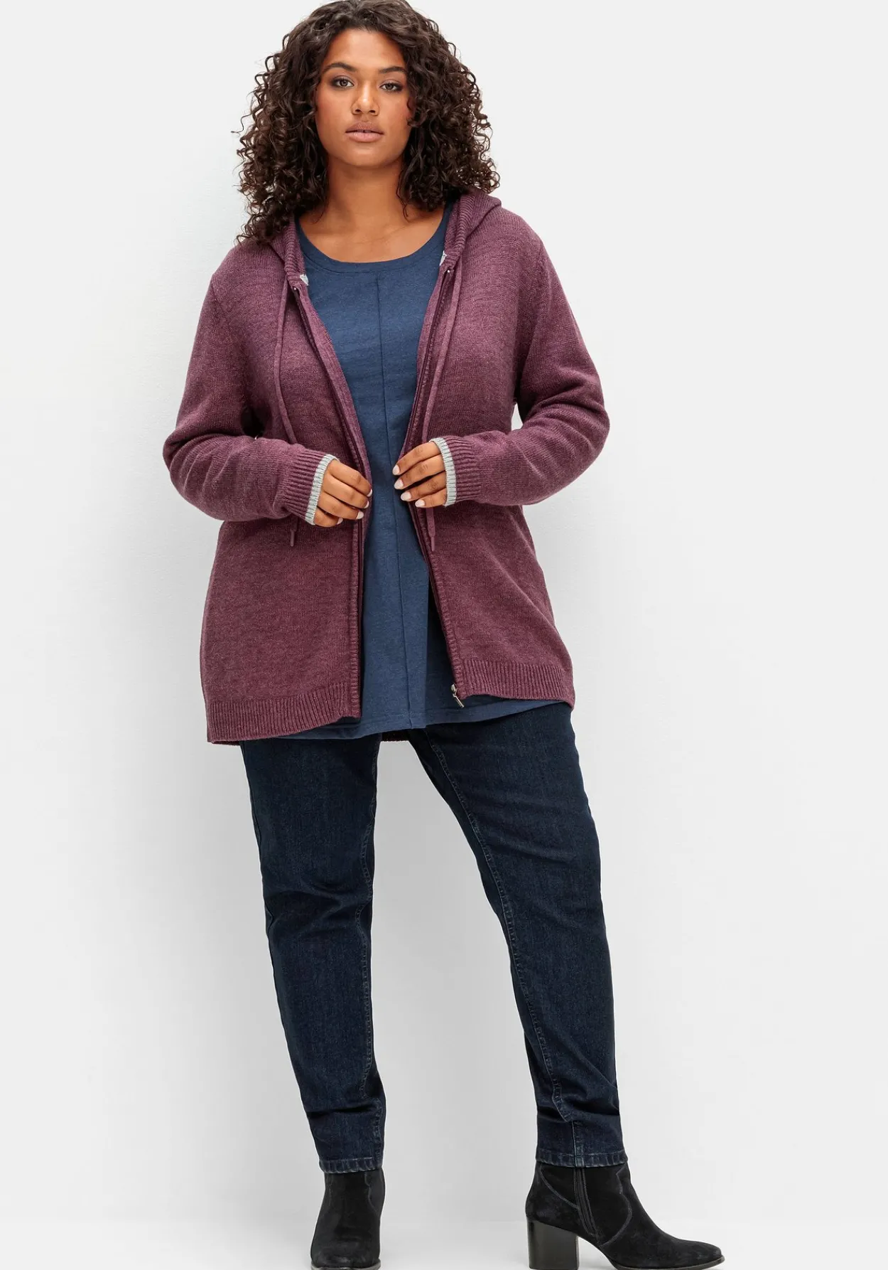 Skinny Thermojeans mit Schlupfbund, innen angeraut<sheego New