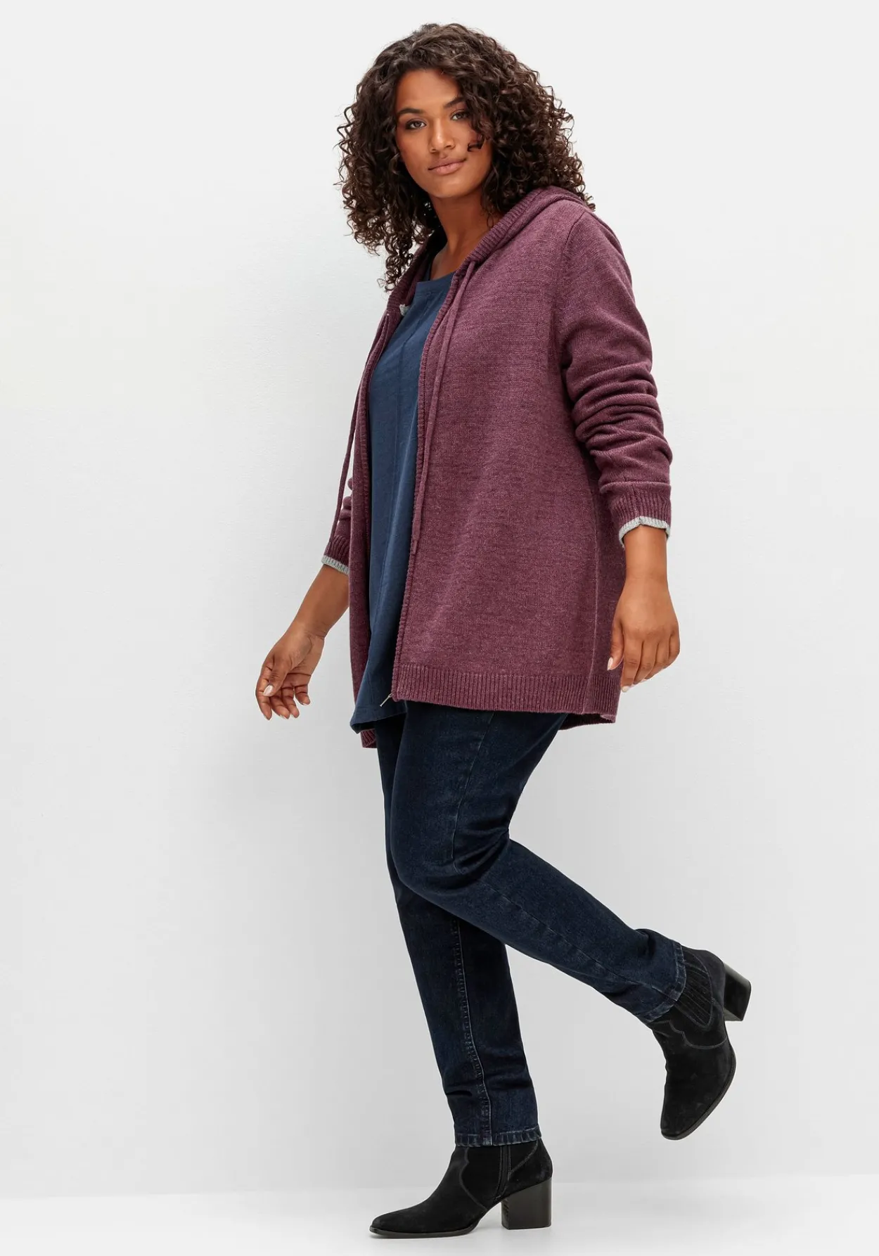 Skinny Thermojeans mit Schlupfbund, innen angeraut<sheego New