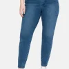 Slim Jeans mit vorverlegter Teilungsnaht<sheego Clearance