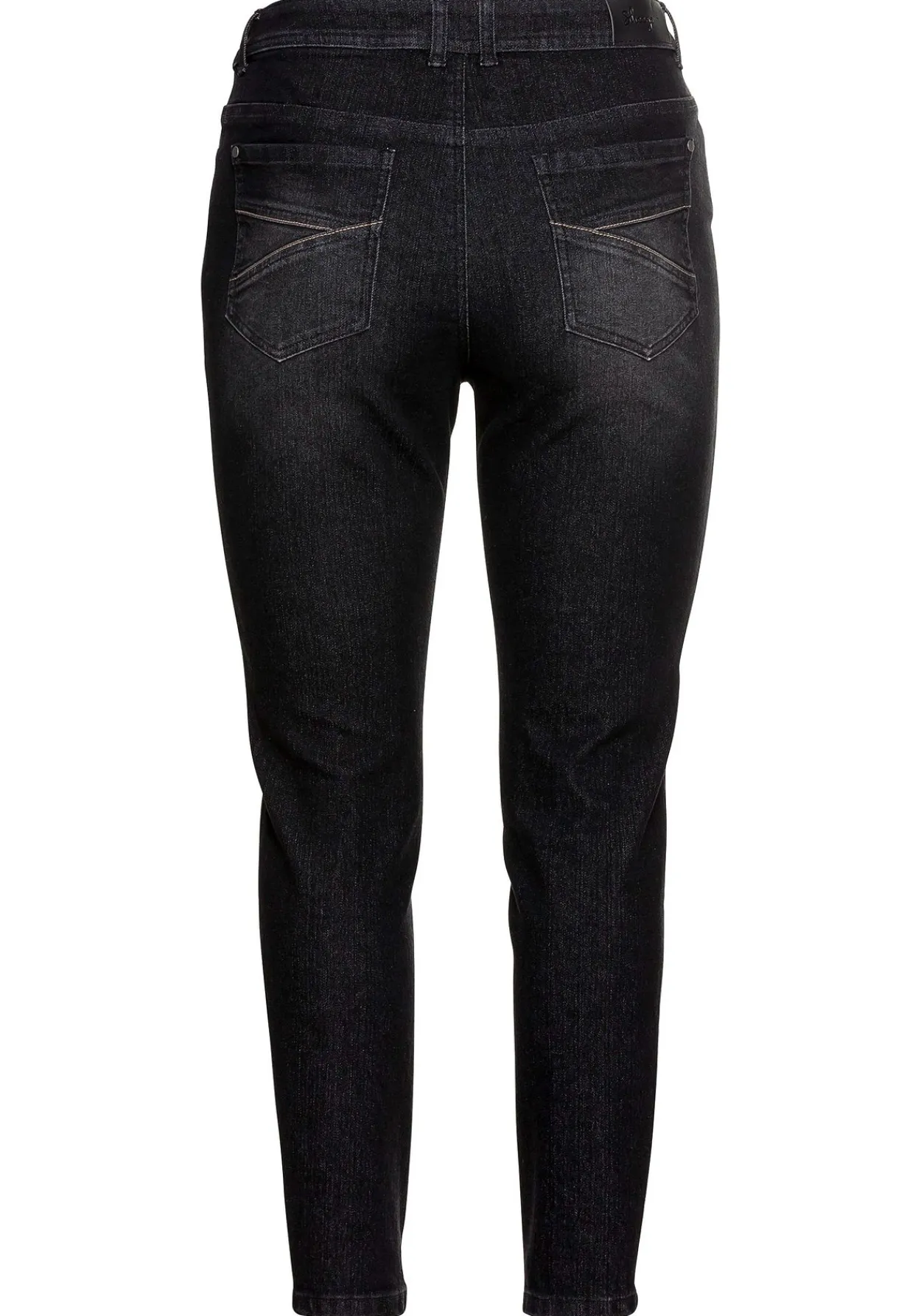 Slim Jeans mit vorverlegter Teilungsnaht<sheego Outlet