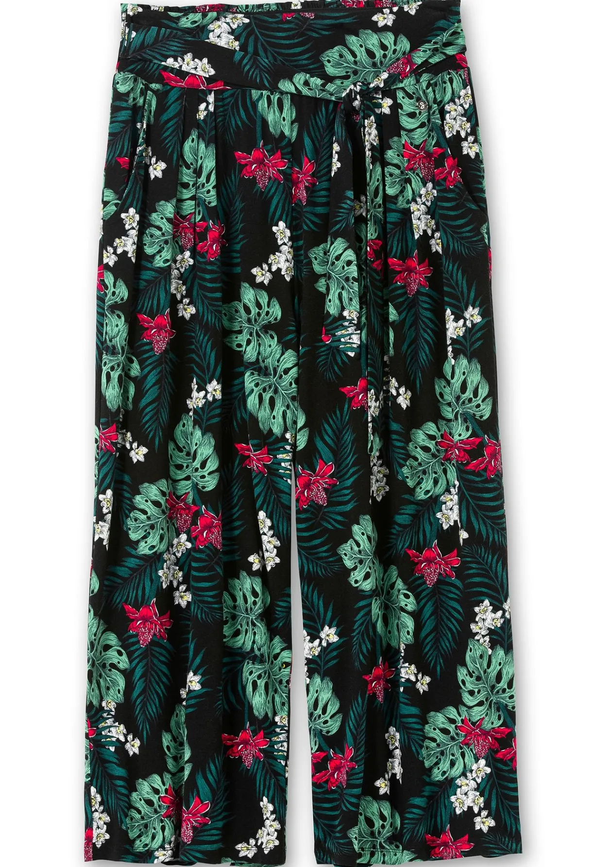 Sommerhose mit tropischem Print, in Culotte-Form<sheego Sale