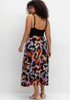 Sommerkleid mit Blumenprint, in Midilänge<sheego Fashion
