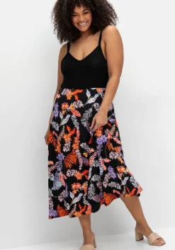 Sommerkleid mit Blumenprint, in Midilänge<sheego Fashion