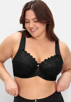 Spitzen-BH mit Bügeln und wattierten Cups<sheego Outlet