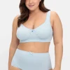 Spitzen-BH ohne Bügel mit Mesh-Innenfutter<sheego New
