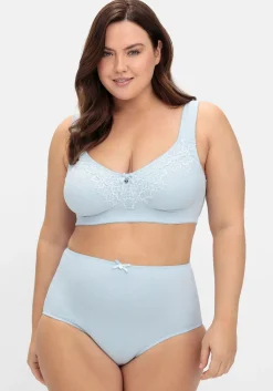 Spitzen-BH ohne Bügel mit Mesh-Innenfutter<sheego New