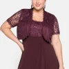 Spitzenbolero mit Pailletten<sheego New