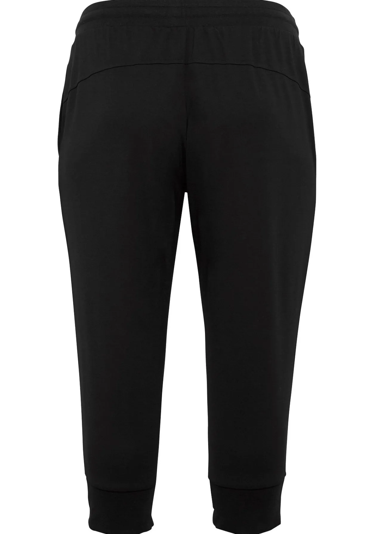 Sporthose in 3/4-Länge mit Bündchen, aus Sweat<sheego Fashion