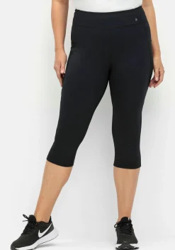 Sportleggings in Caprilänge, aus Funktionsmaterial<sheego Online
